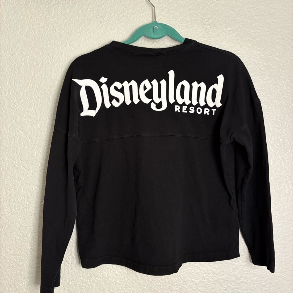 Disneyland Spirit Jersey Black White Youth XL Long Sleeve Unisex